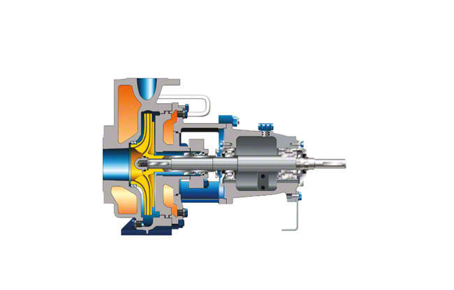 Abb. 4 Chemiepumpe: Chemienormpumpe nach DIN 24 256 und ISO 2858