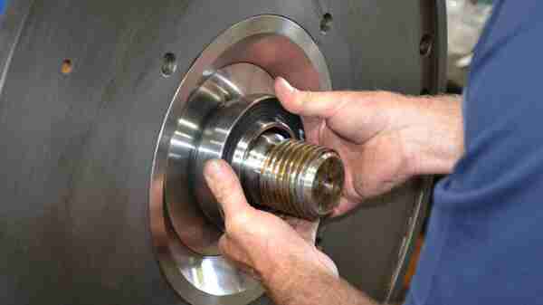 Service on slurry pump