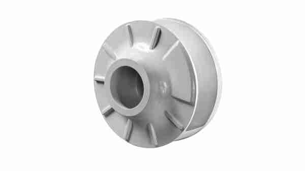 Illustration of a single-vane impeller