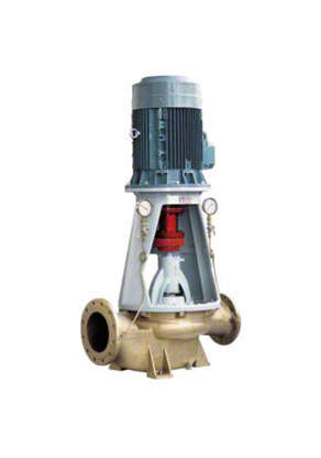 Fig. 7 Pump casing: Radially split, vertical volute casing pump in in-line design
