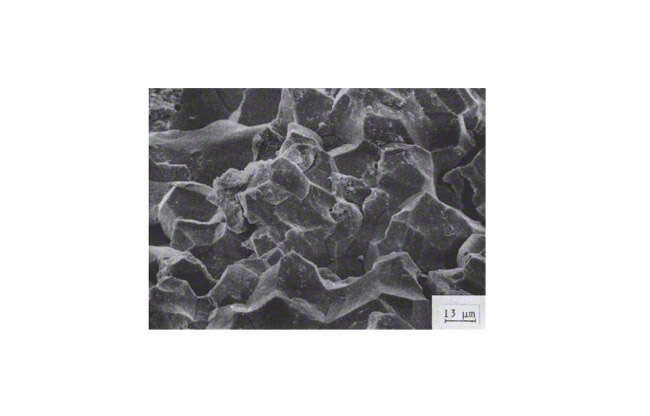 Fig. 10 Corrosion: Fracture surface resulting from intergranular stress corrosion cracking (SEM picture)