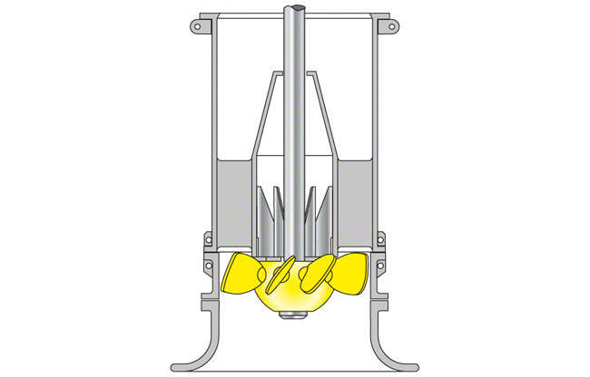 Fig. 1 Pump casing: Tubular casing pump with axial propeller