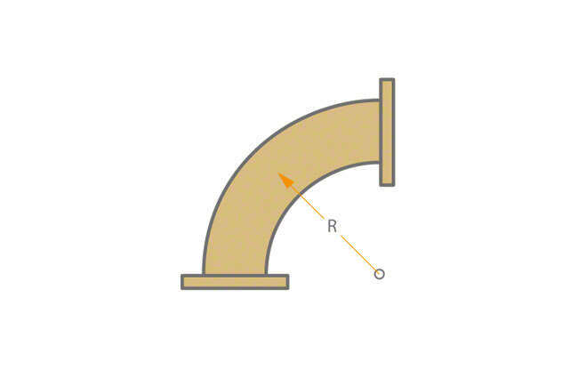 Fig. 1 Fitting: 90° pipe bend