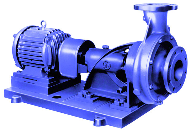 Fig. 5 Volute casing pump: Volute casing pump with support bracket