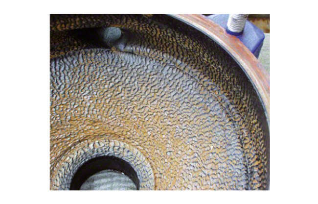 Fig. 8 Corrosion: Loss of material by erosion corrosion