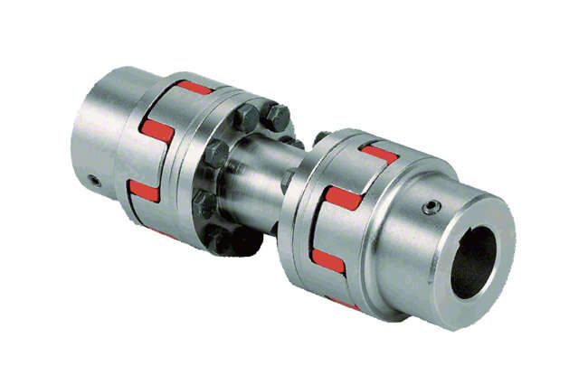Fig.3 Shaft coupling: Double-cardanic coupling for compensating shaft offset