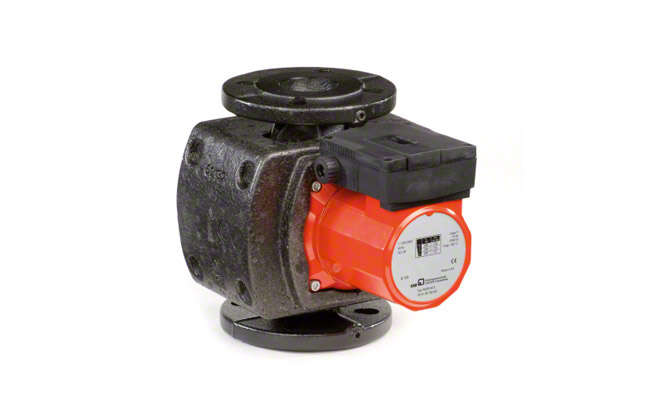 Fig. 1 In-line pump: Circulator pump with canned motor and thermal insulation