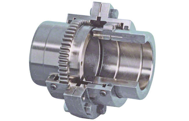Fig. 4 Shaft coupling: Curved-tooth gear coupling