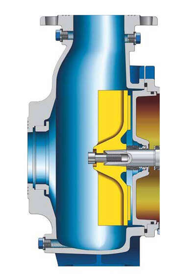 Fig. 3 Sewage pump: With free-flow impeller