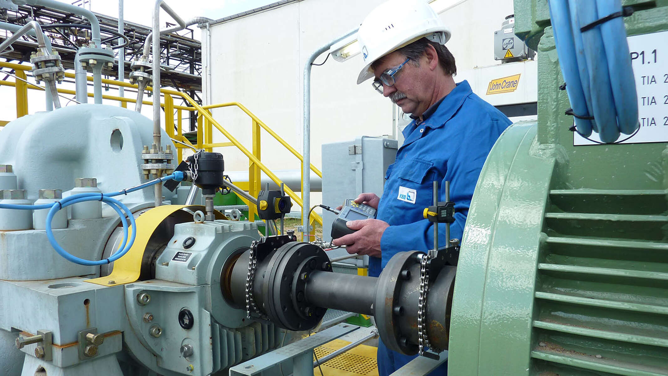 Wellen-Ausrichtung nach Montage und Inbetriebnahme