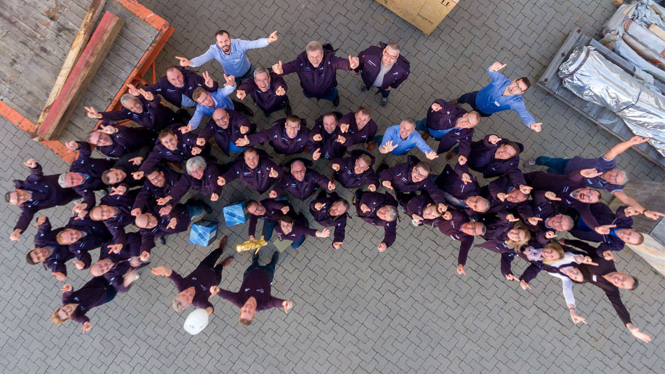 Ein Teil des Teams von Uder Elektromechanik