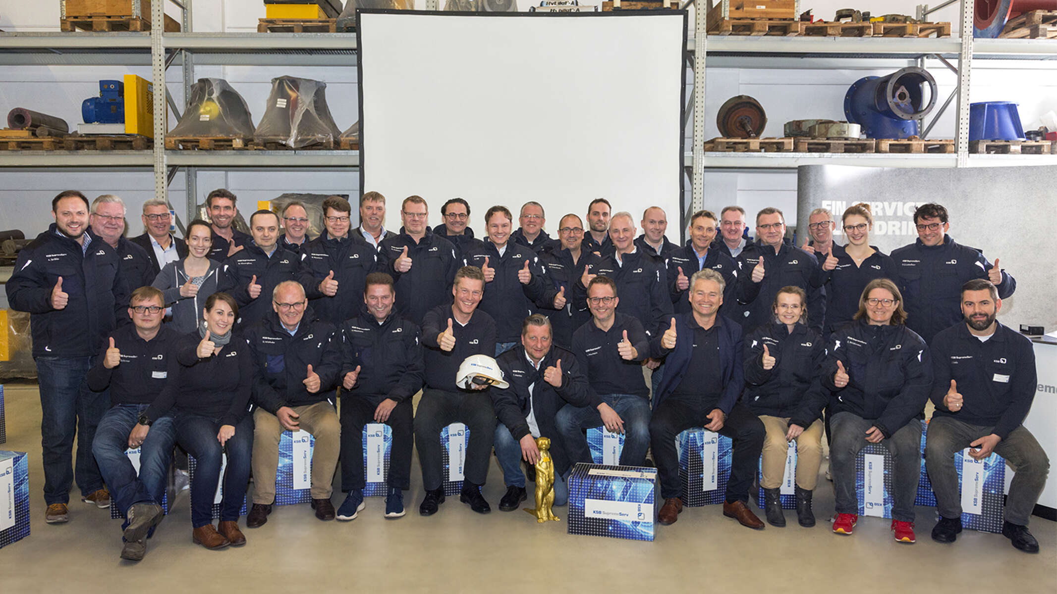 Ein Teil des Teams von PMS-BERCHEM