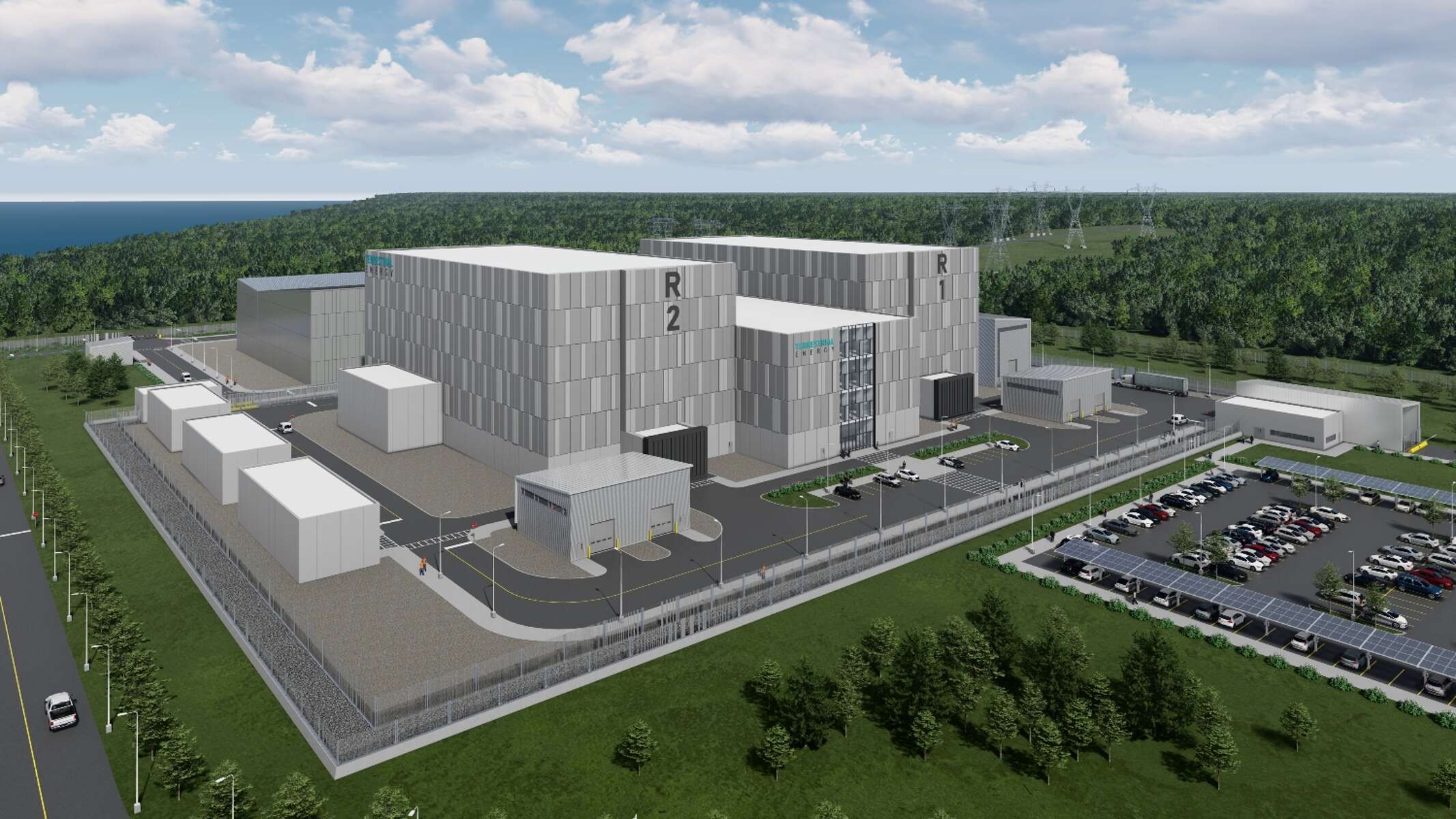 Das geplante kanadische Kraftwerk mit zwei Salzschmelzenreaktoren