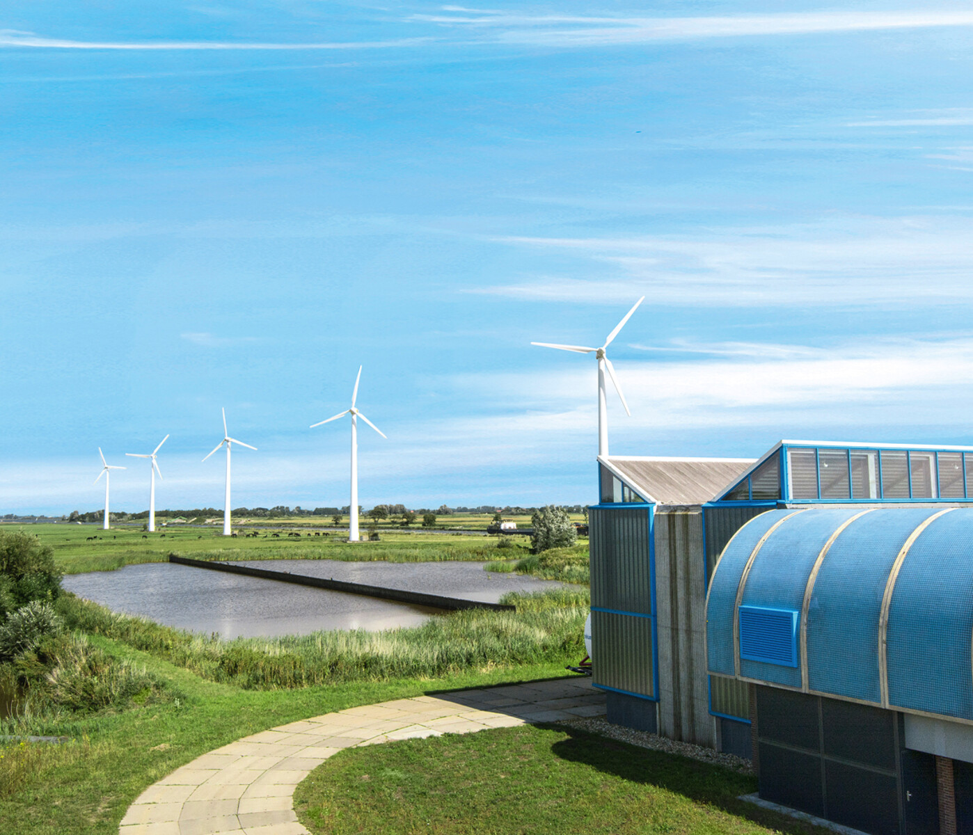 The biggest drinking water treatment plant in the Netherlands