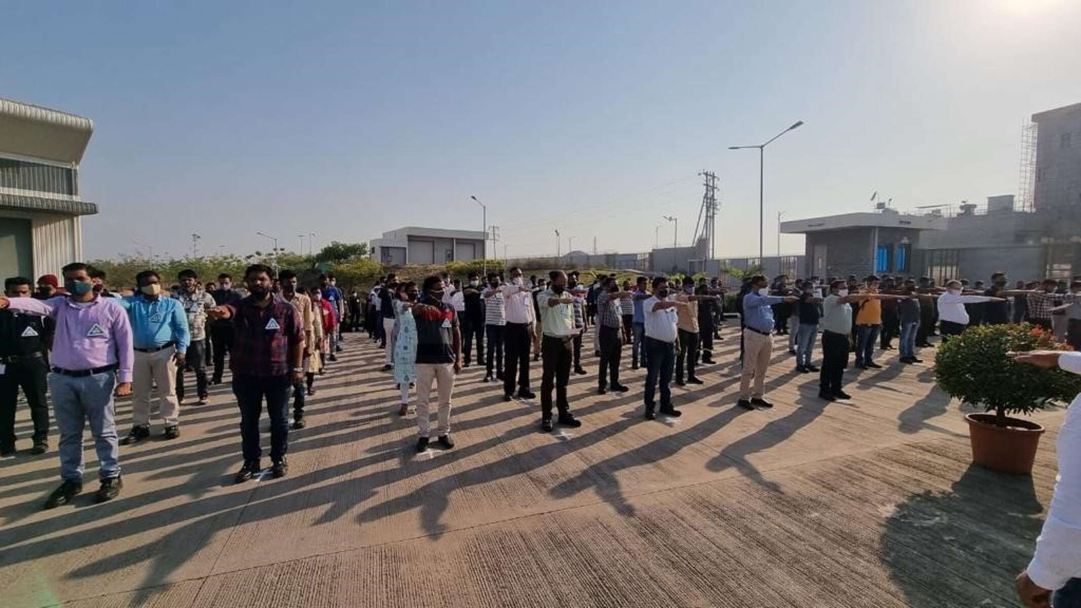 Employees safety oath taking ceremony