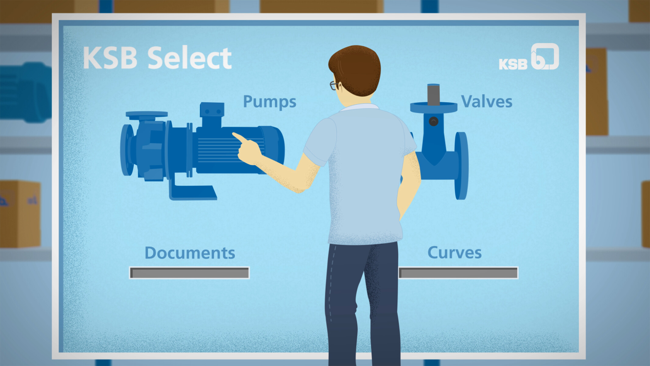 KSB Select je nástroj, ktorý vám pomôže jednoducho a rýchlo nájsť vhodný výrobok.