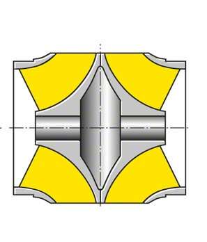 Doppelflutiges Laufrad