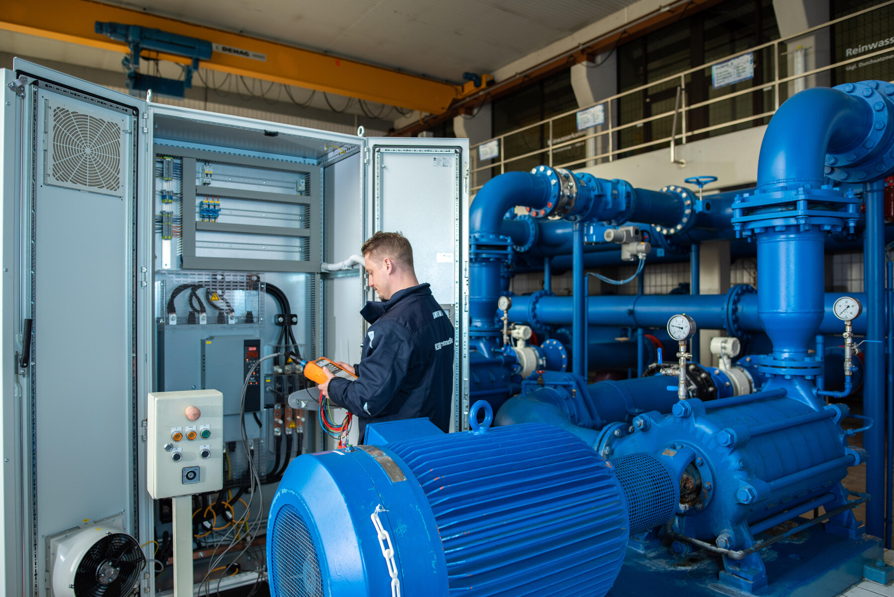 Comprehensive system analysis of a pump system for increasing efficiency.