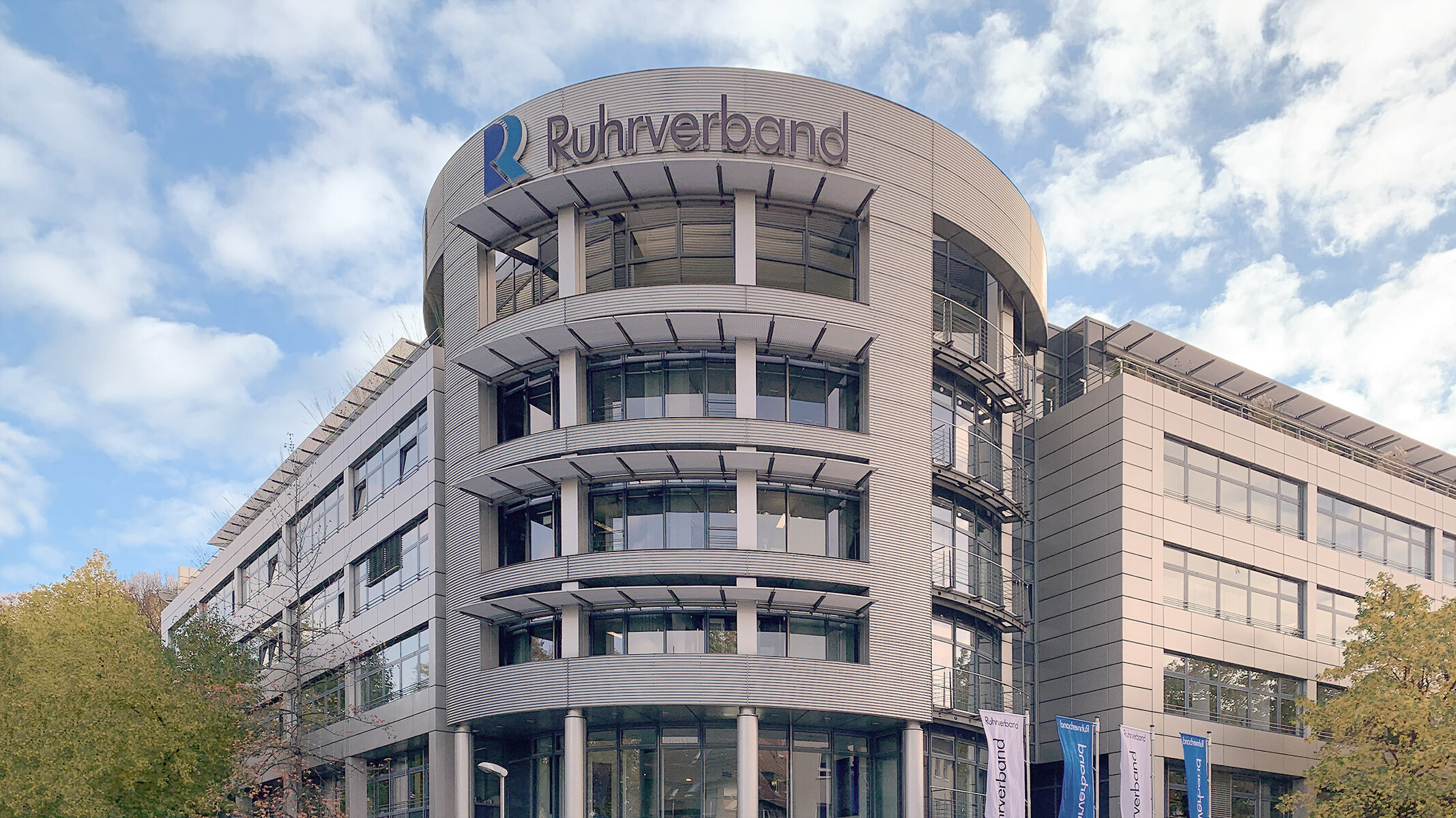 Exterior of the building of the headquarters of the Ruhrverband in Essen