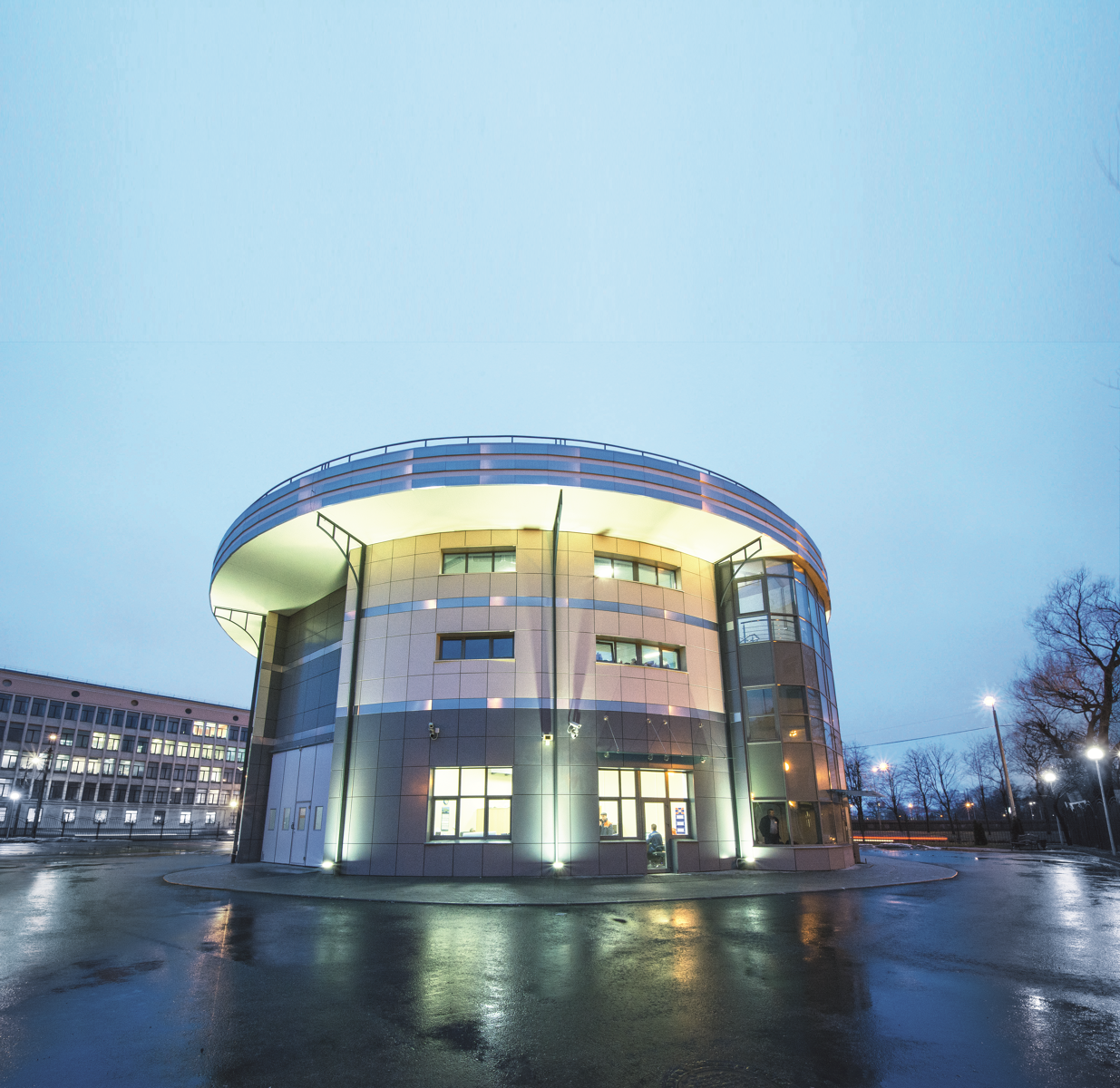 Waste water pumping station in St. Petersburg