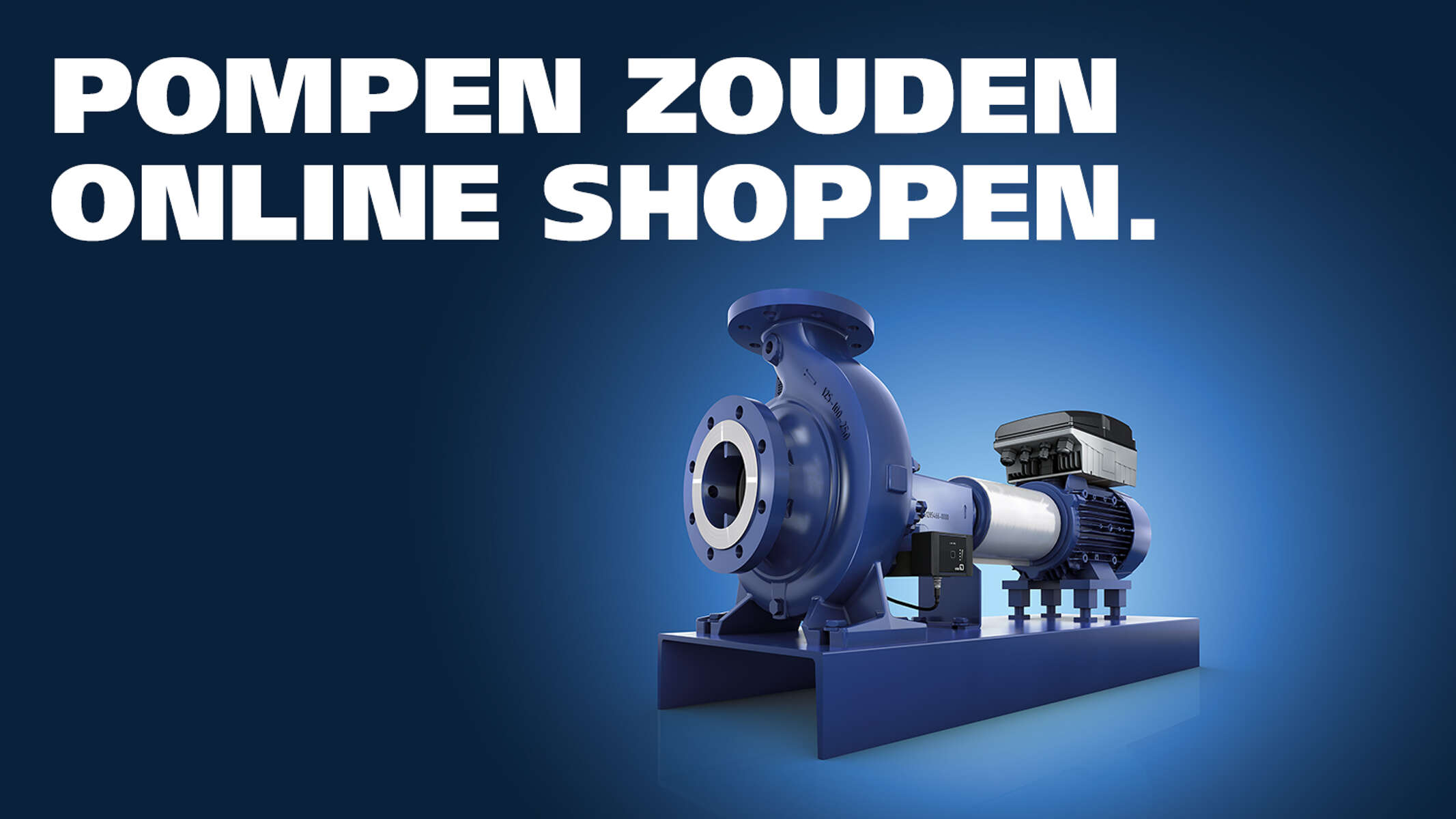 Motief met blauwe klemmen voor KSB Online Shop