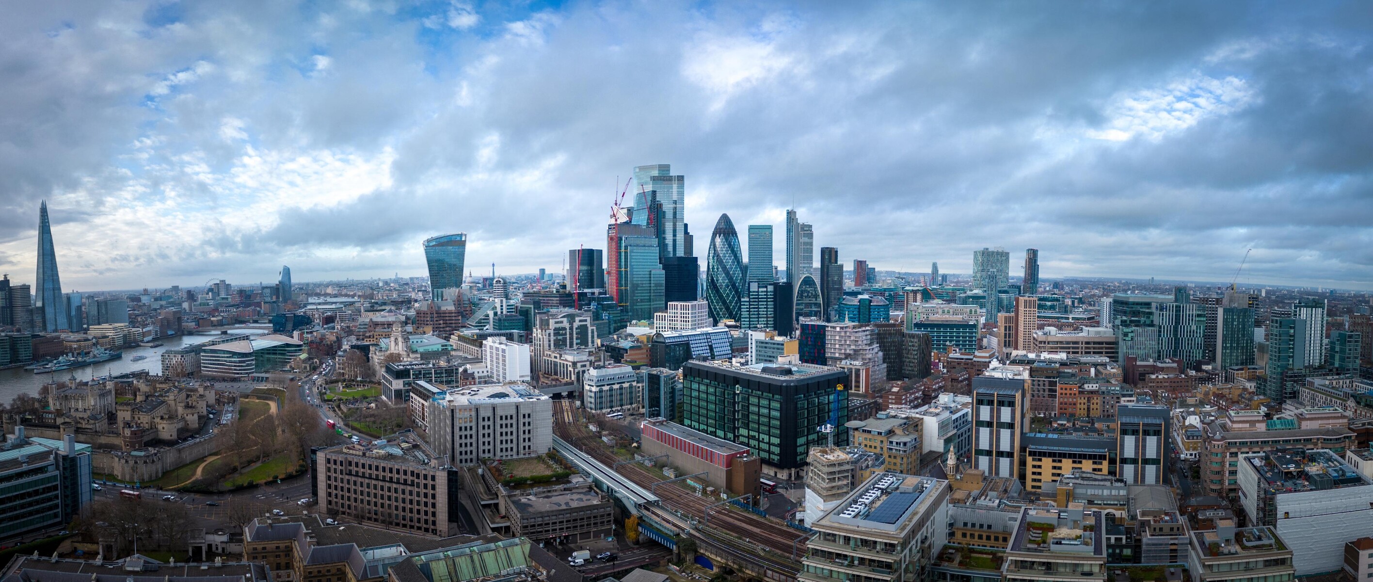 View of the megacity London