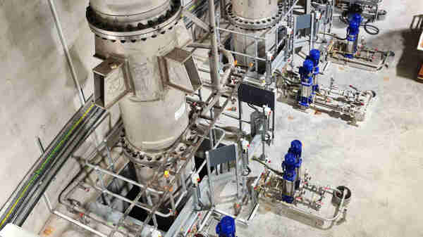 Pumping station shaft of the Lee Tunnel in London