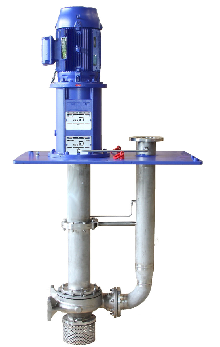 New suspended pumps with the hydraulic system of standardised chemical pumps