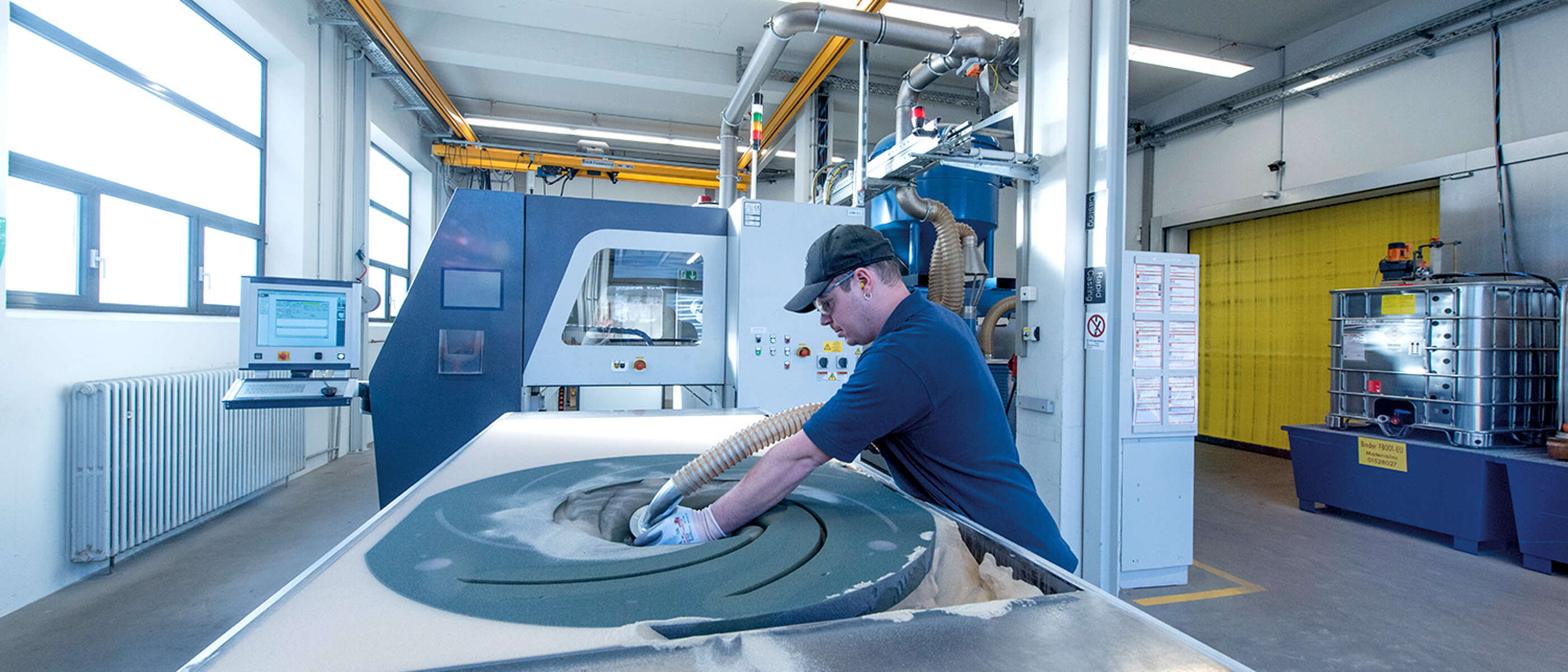 Reverse engineering van een waaier: een mal maken met een zandprinter