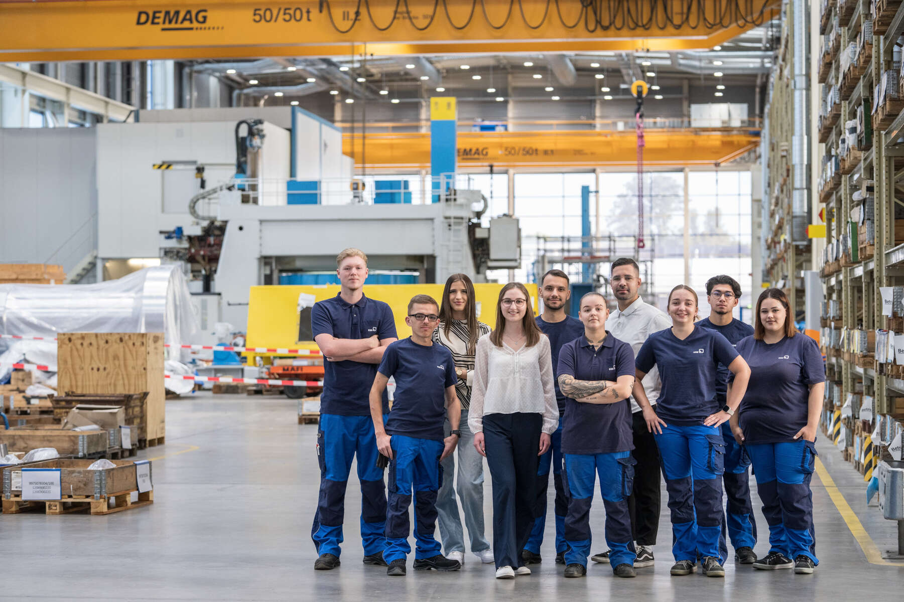 Ten apprentices from KSB.