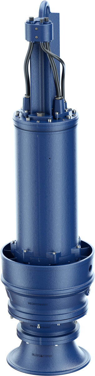 The new AmaCan D submersible pumps in discharge tube are designed for low life cycle costs. (© KSB SE & Co. KGaA)