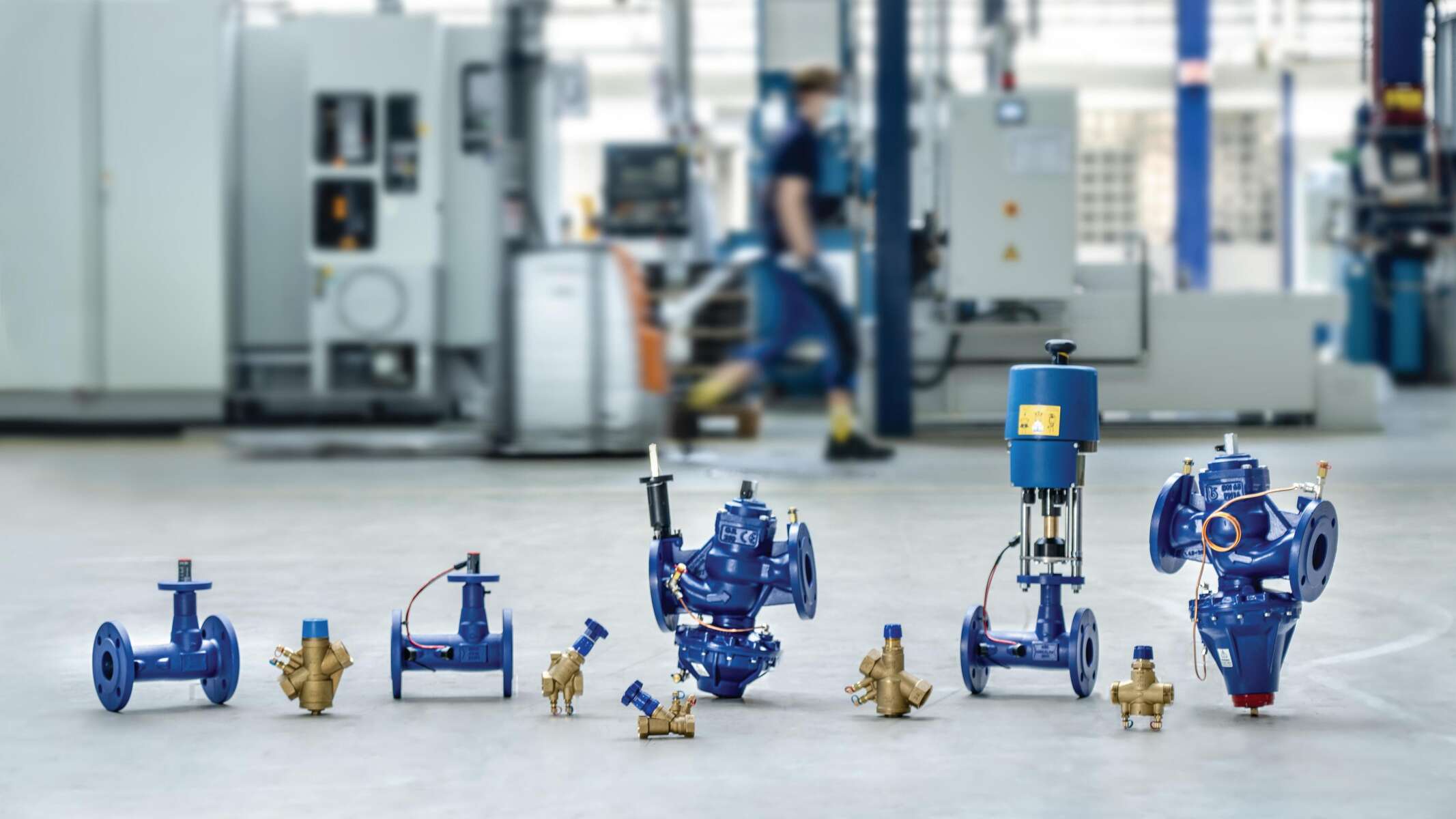 Balancing valves of the BOA-Control family for hydraulic balancing