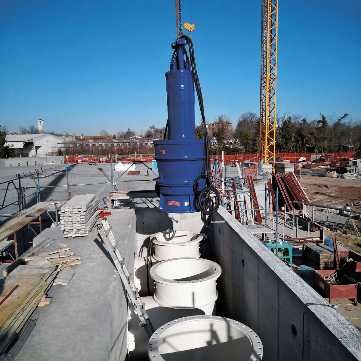 Pompe KSB per la vasca di prima pioggia e l'impianto idrovoro a Mestre (VE)