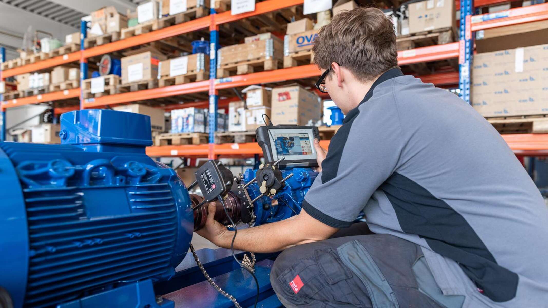 Reparatur einer Pumpe