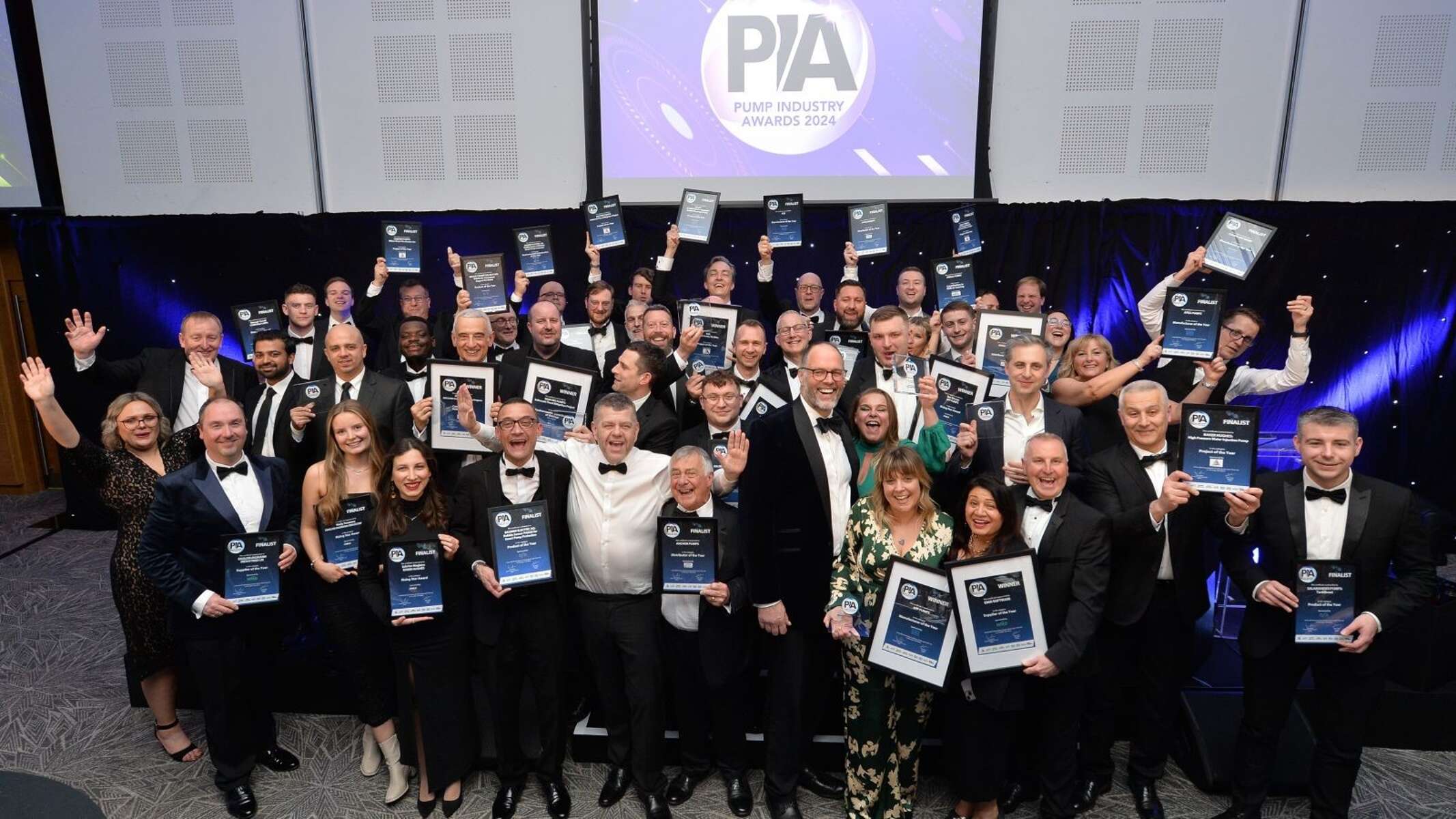 All of the Pump Industry Awards winners and finalists celebrating their achievements. All of the Pump Industry Awards winners and finalists celebrating their achievements.
