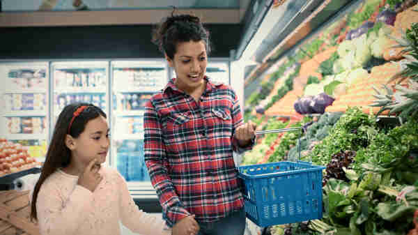 Susanne out shopping