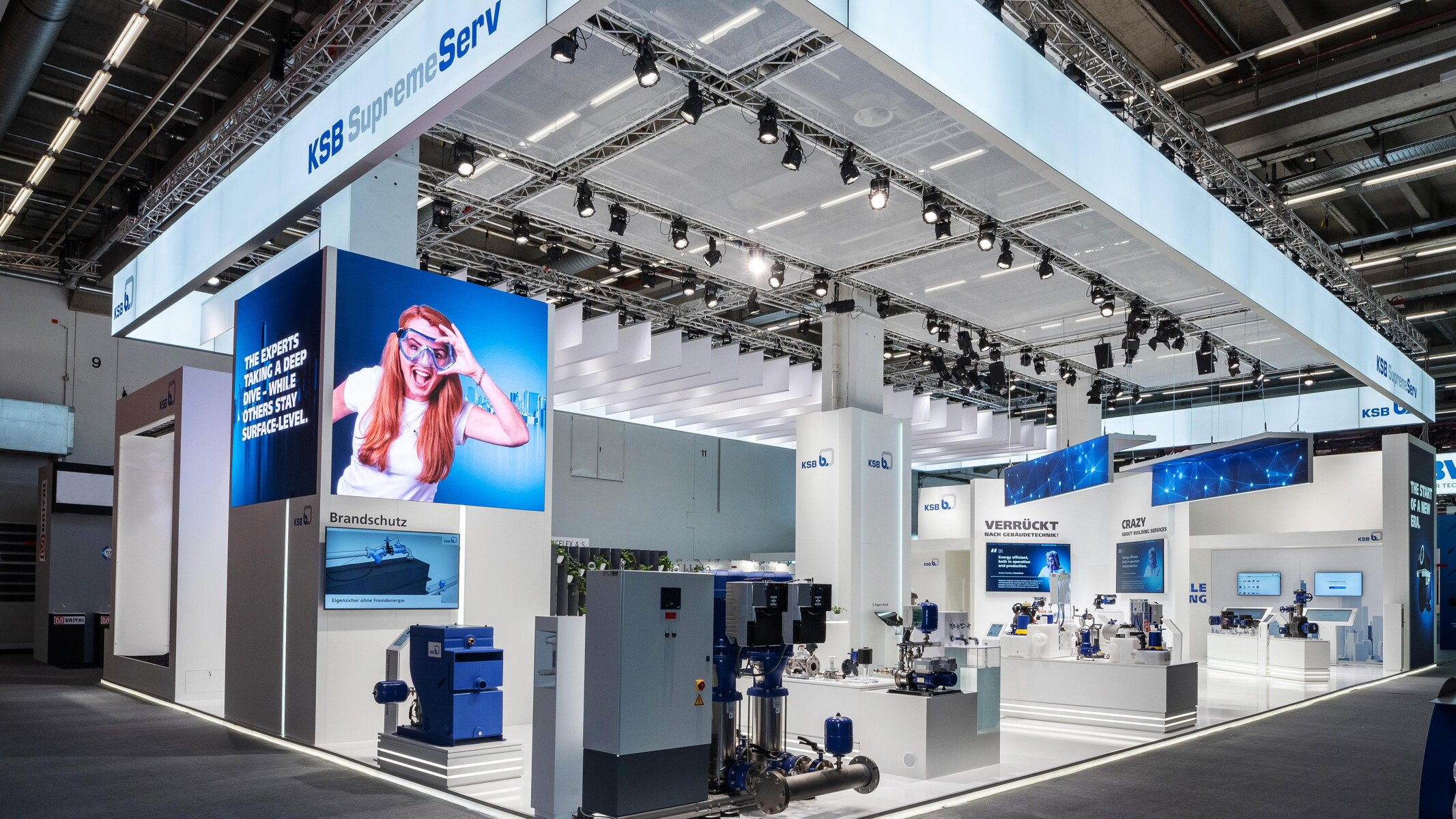 KSB stand at a trade fair