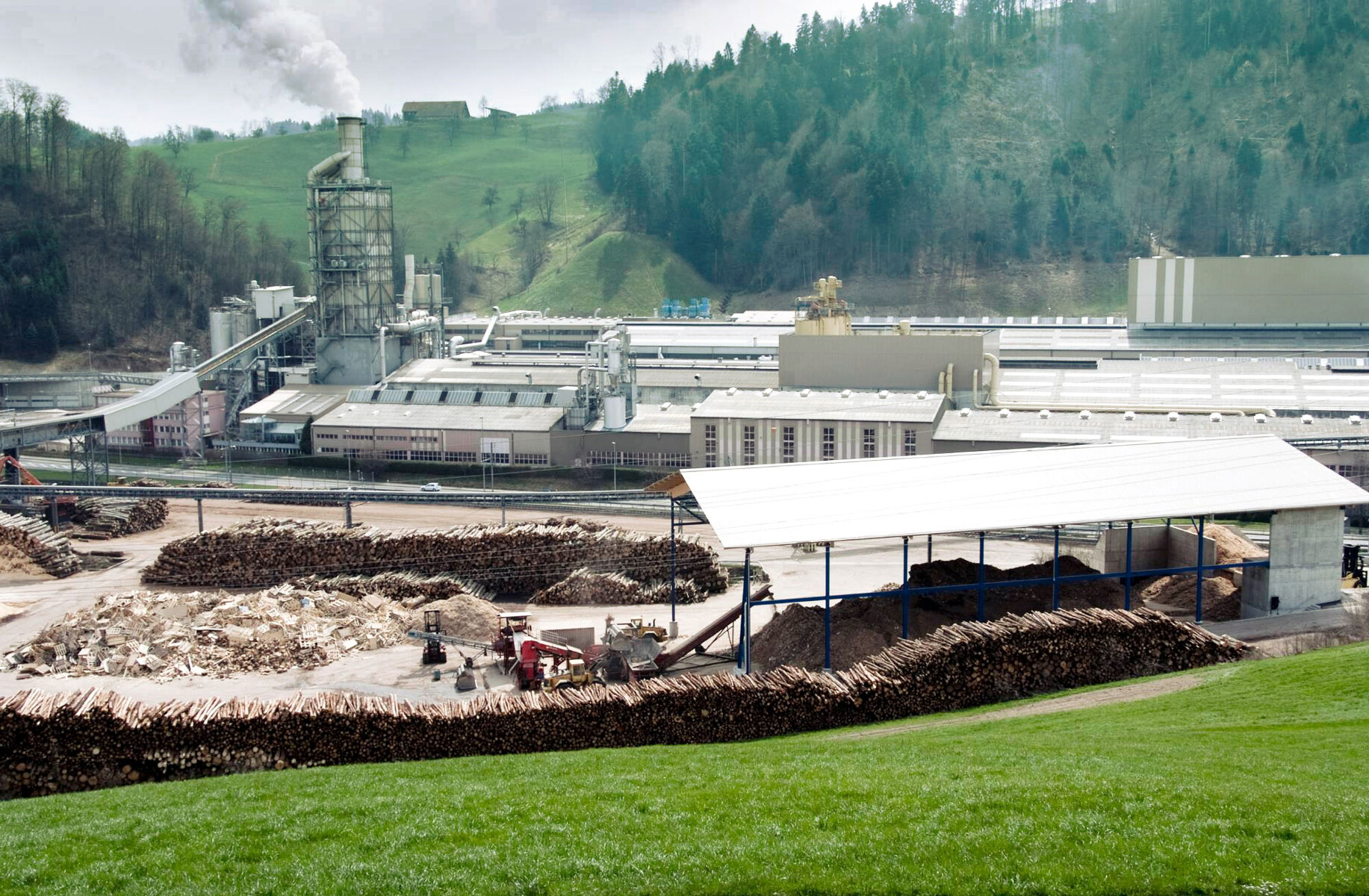 La fábrica de Swiss Krono en Menznau