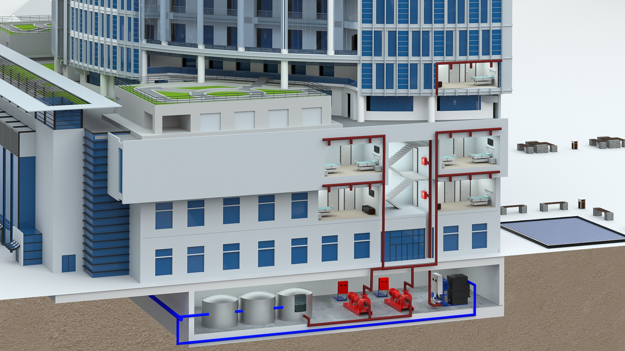 Groupes motopompes pour la sécurité incendie