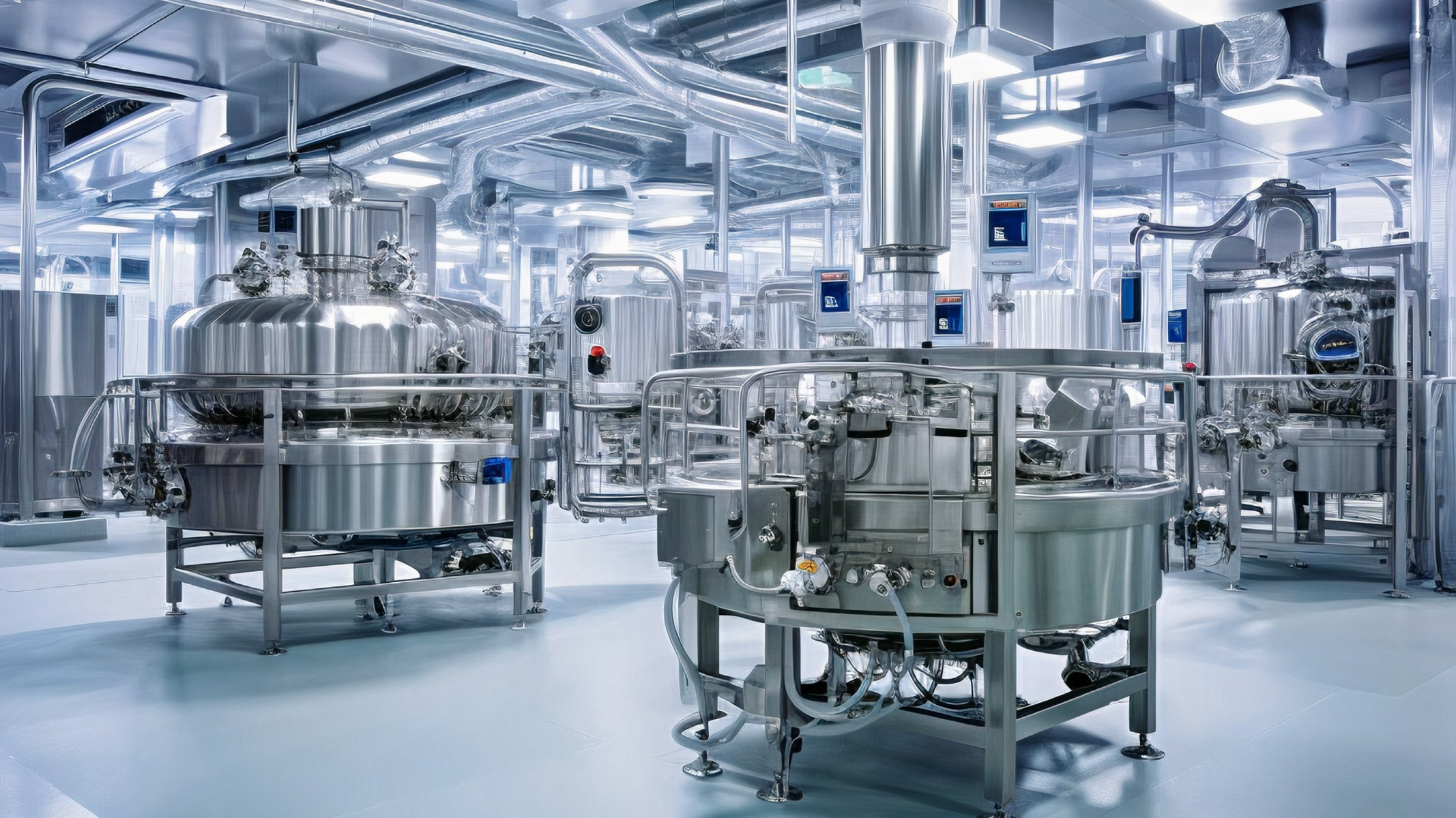 View of an industrial bioreactor View of an industrial bioreactor