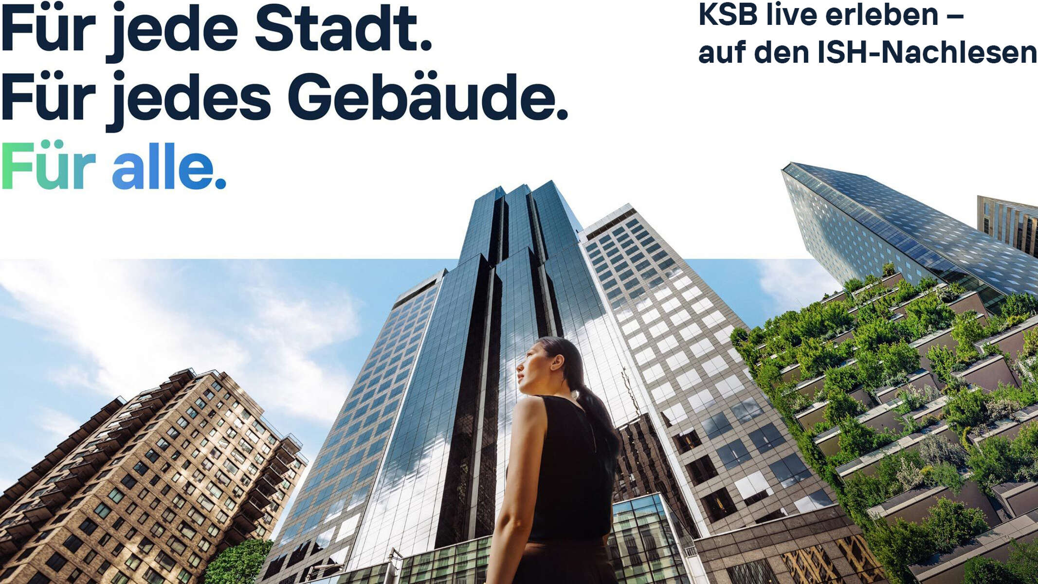 Smarte KSB-Gebäudetechnik für alle auf der ISH 2025.