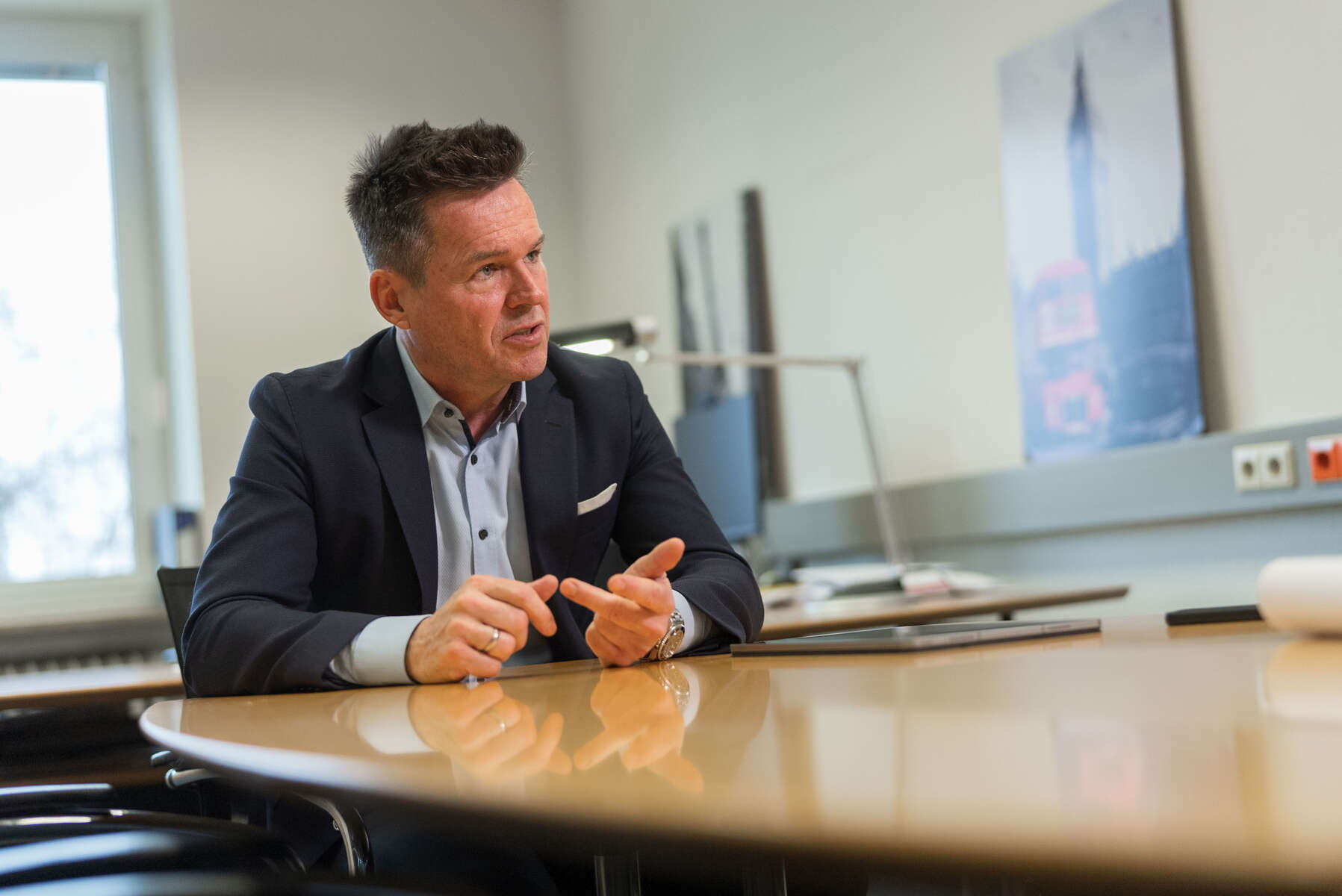 Portrait of Stefan Reutter during the interview