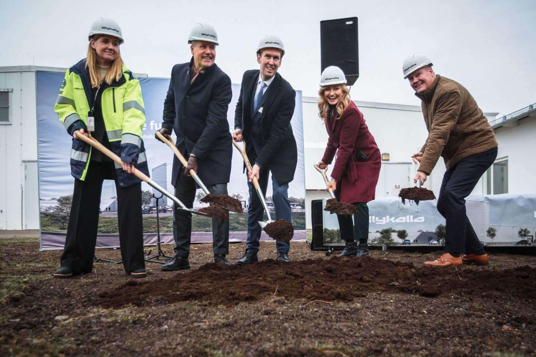 Första spadtaget för Blykallas kärnkraftsprojekt med Blykalla och Ebba Busch