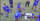 The KSB South Africa football team stretching before the match