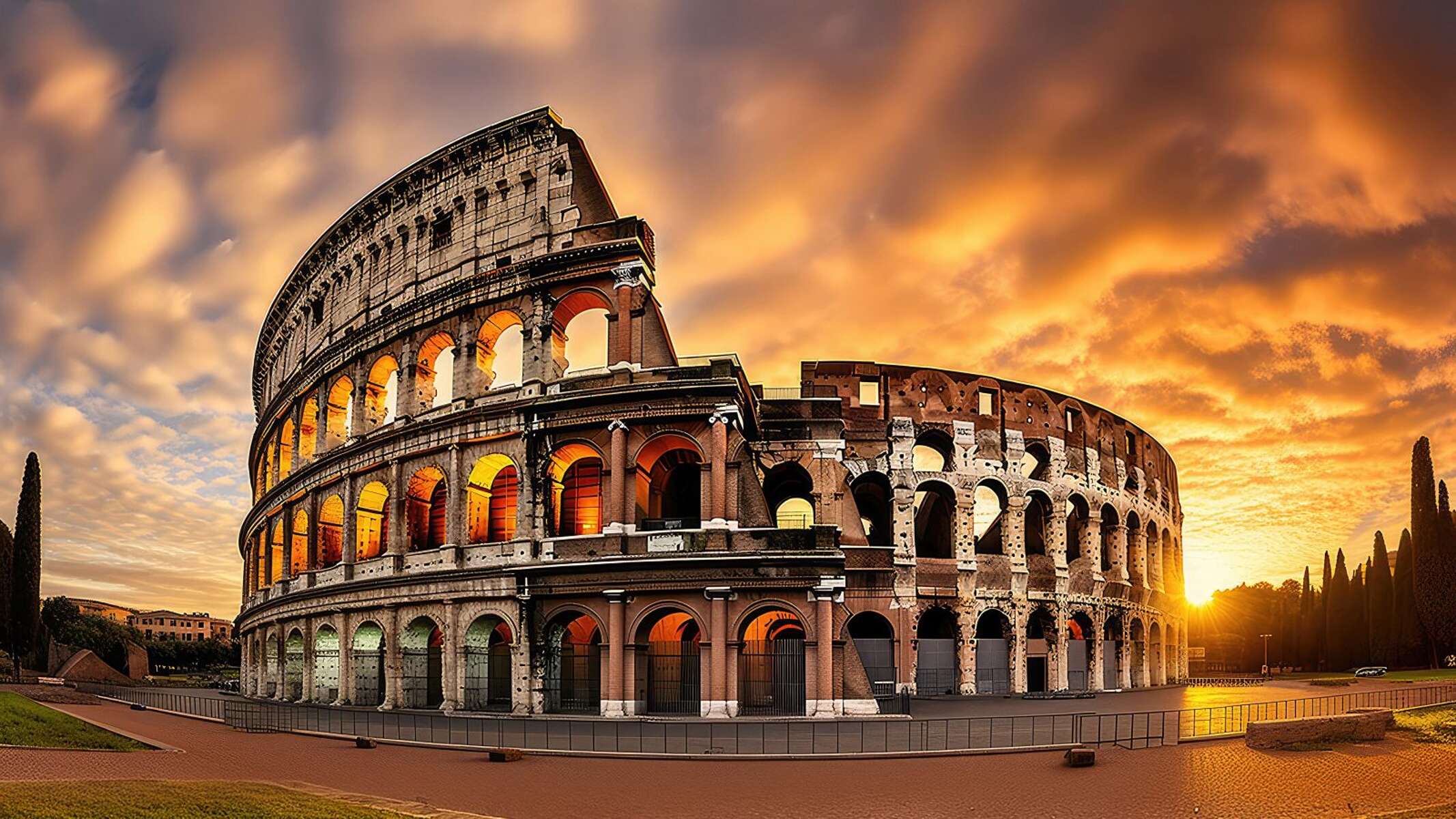 The Colosseum in Rome