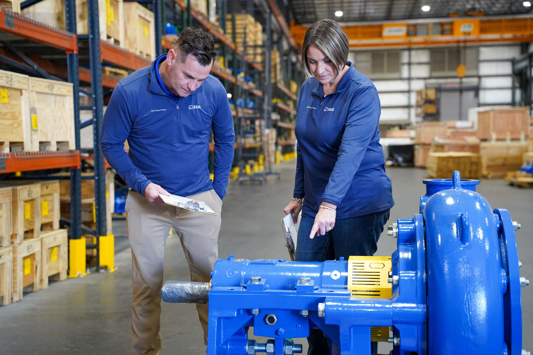 LCC Slurry Pump in the GIW Distribution Center