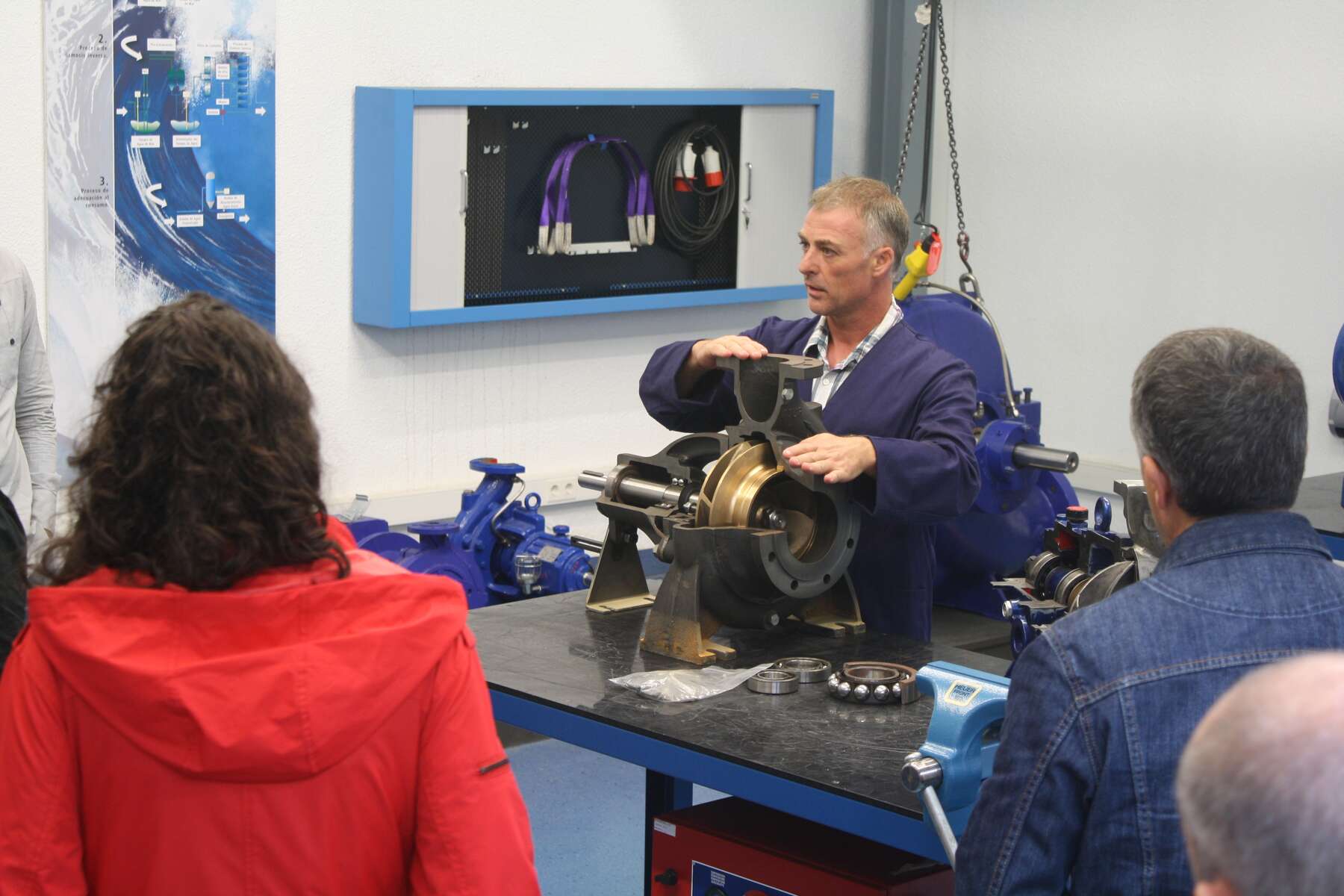 Personas participando en los cursos de KSB