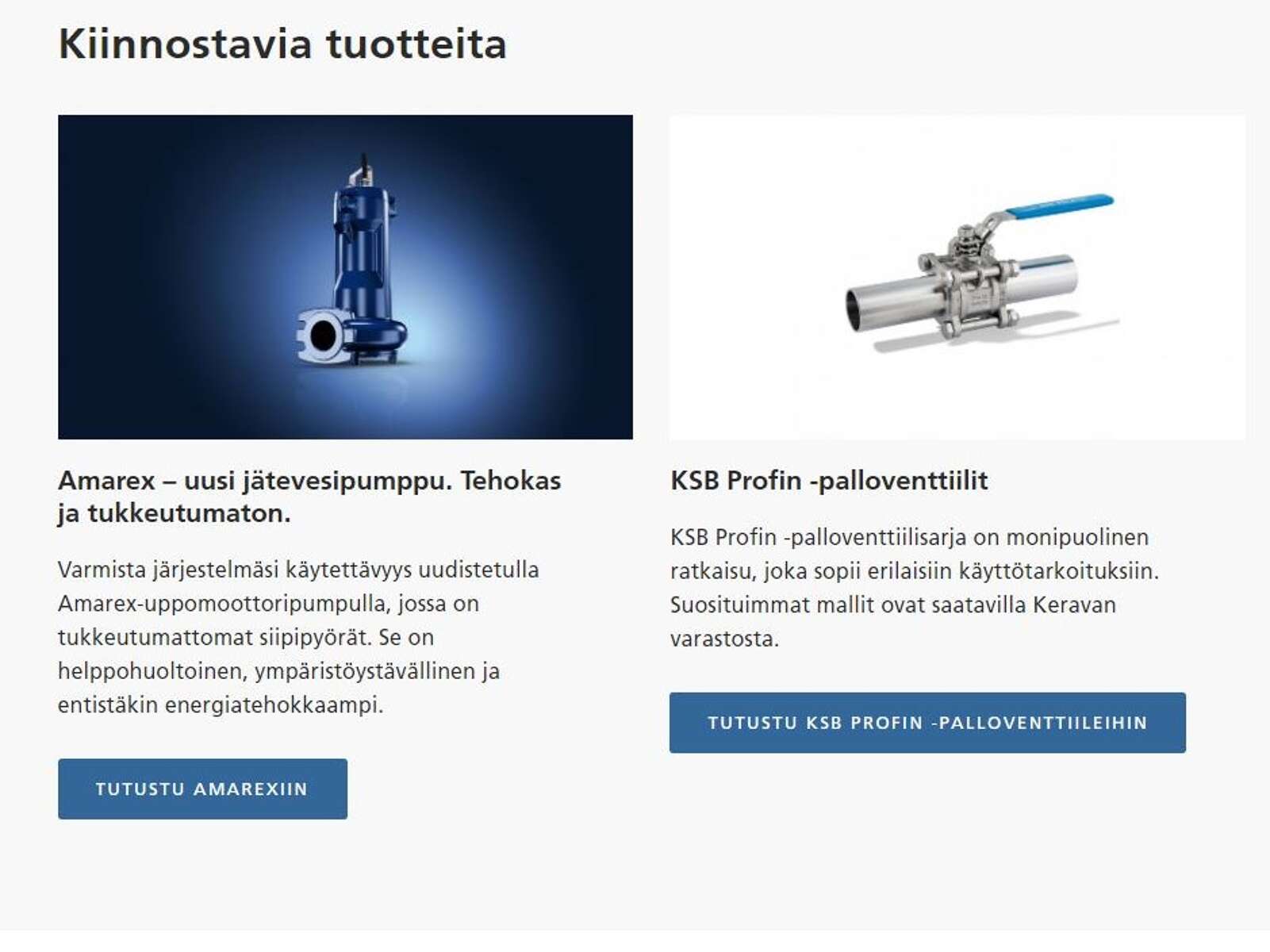 Nettisivut KSB Finland