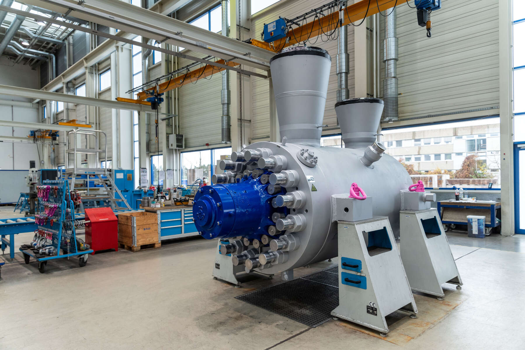 CHTD 11/5 boiler feed pump with the world’s highest drive rating at present