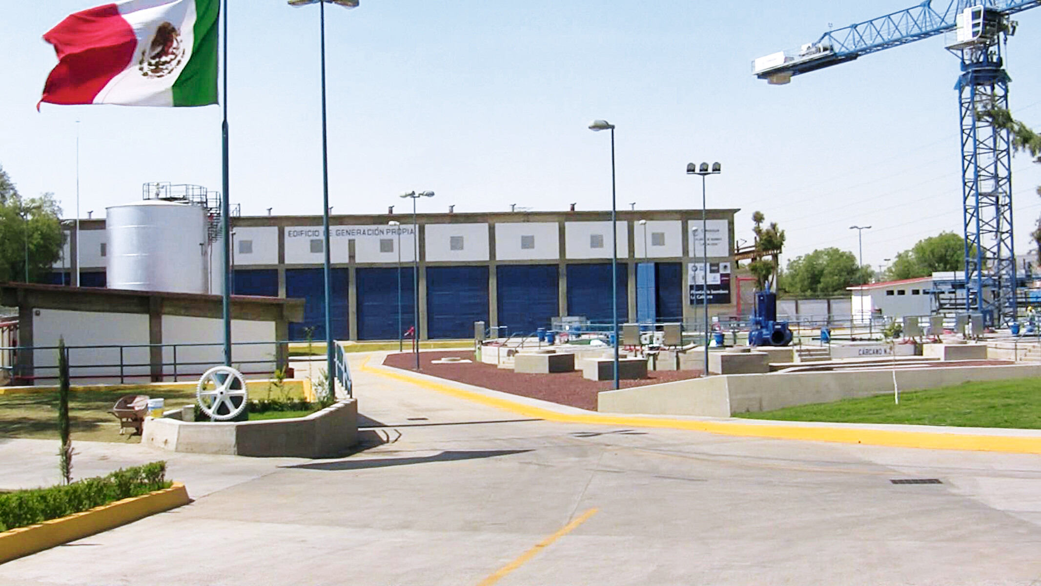 The La Caldera pumping station has a capacity of 40 m3/s.